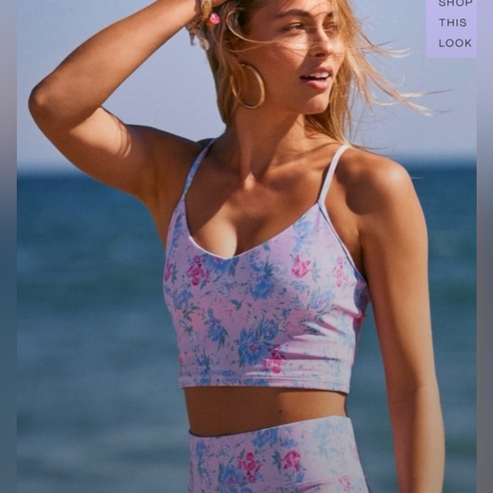 LoveShackFancy x Bandier Women’s Cropped Bliss Tank size XL